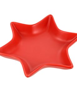 Ciotolina a stella rossa porcellana