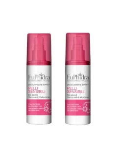Zeta Farmaceutici EuPhidra Deodorante Spray Pelli Sensibili Bipack 2 x 100 ml