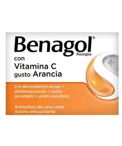 Alternative view of Reckitt Benckiser H. Benagol con Vitamina C 36 Pastiglie Arancia